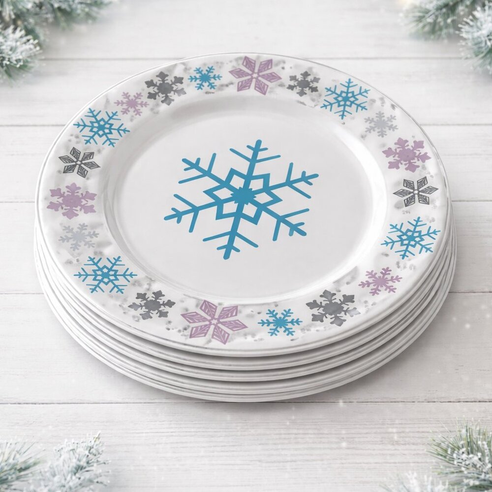 Set of 8 large serving plates - temp-tations new 12 in